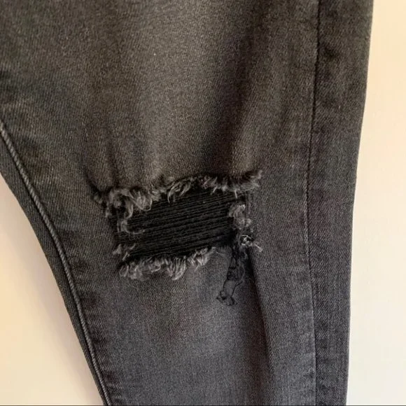 NEON BLONDE Blondie Black Magic Skinny Jeans Distressed Denim - Picture 10 of 14